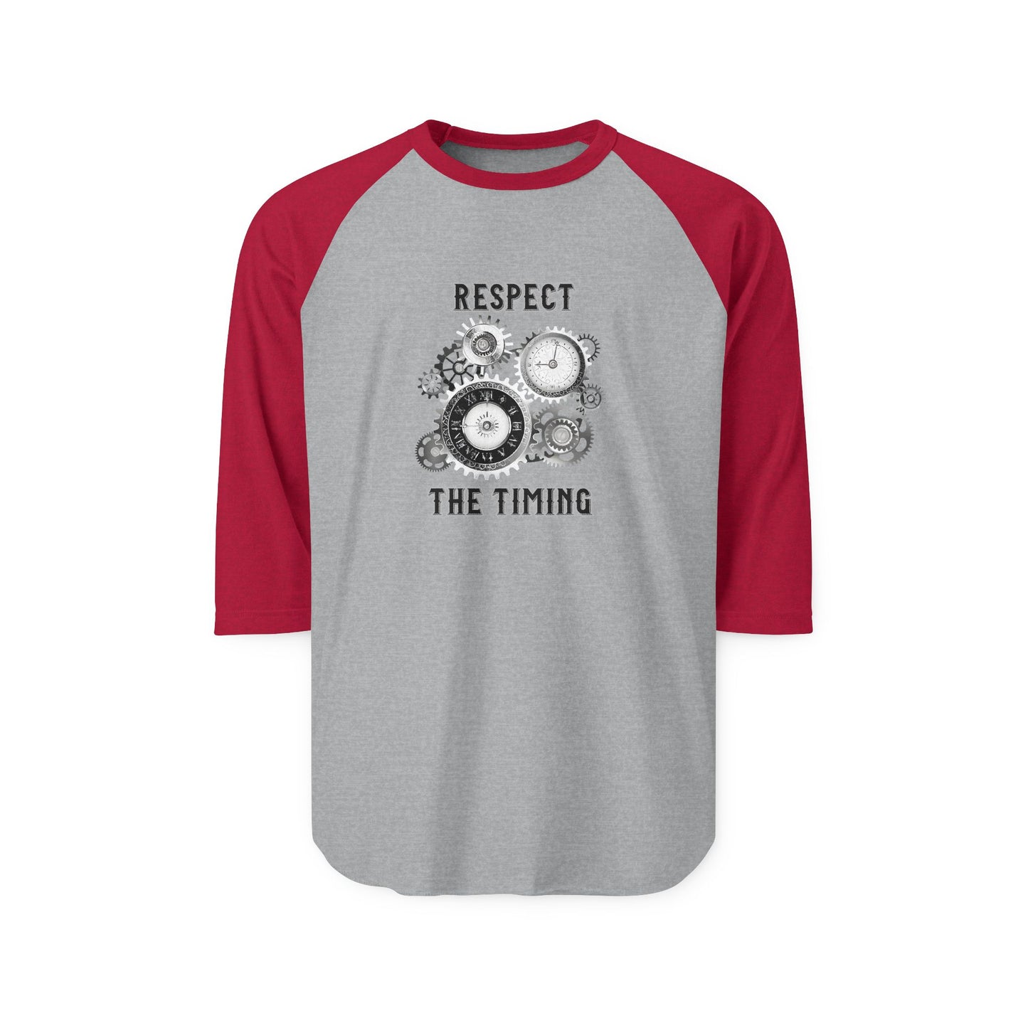 Respect The Timing Baseball Tee