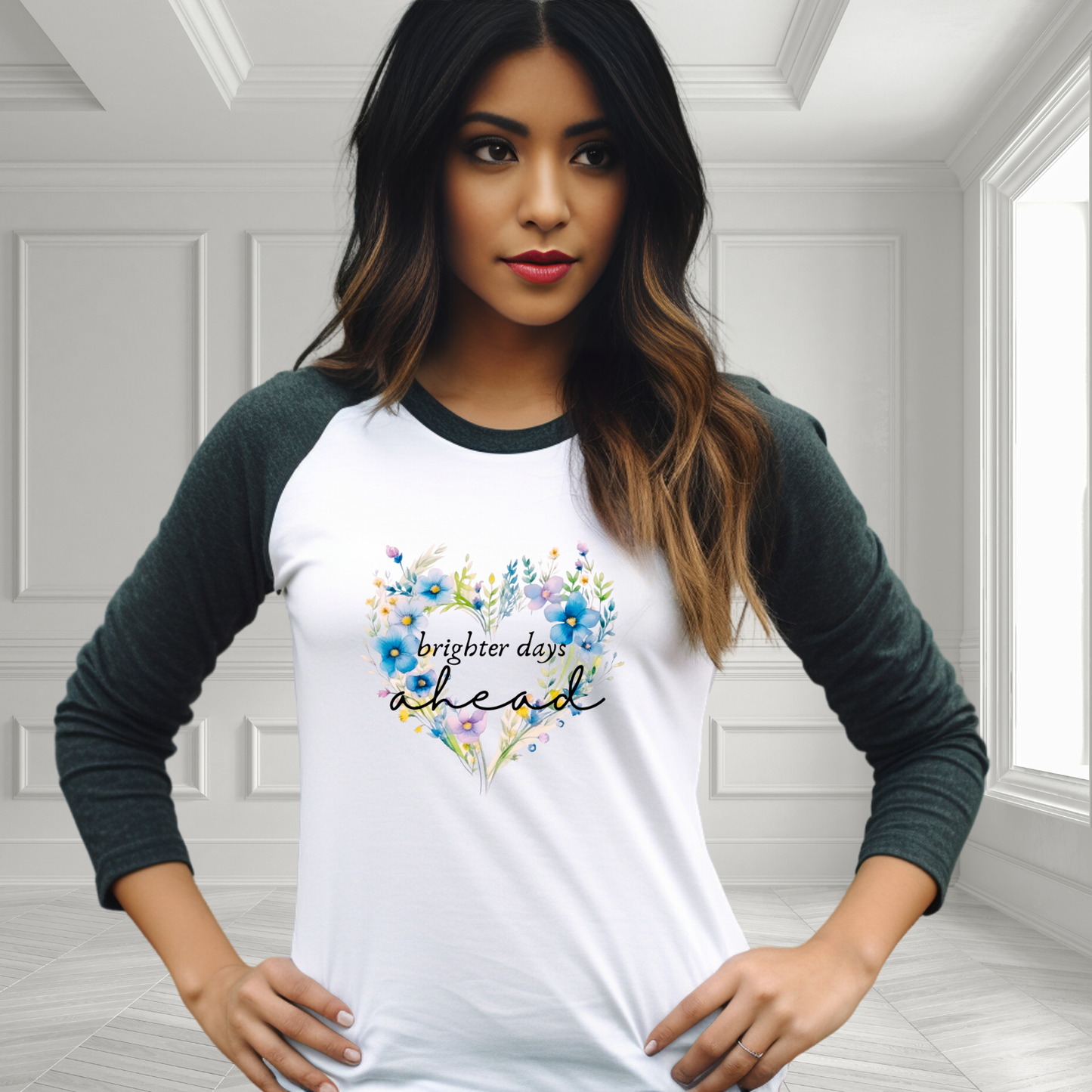 Brighter Days Ahead Baseball Tee