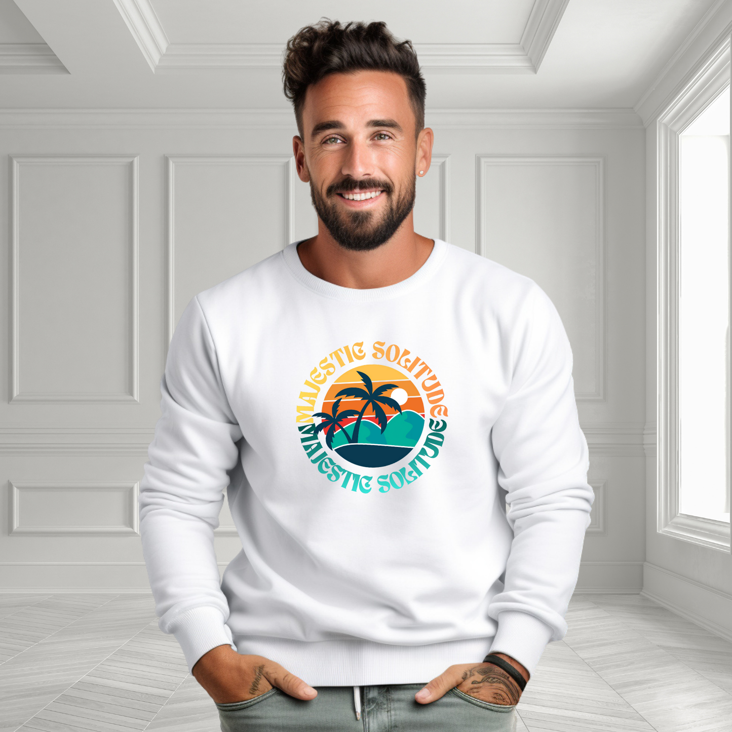 Majestic Solitude Crewneck Sweatshirt