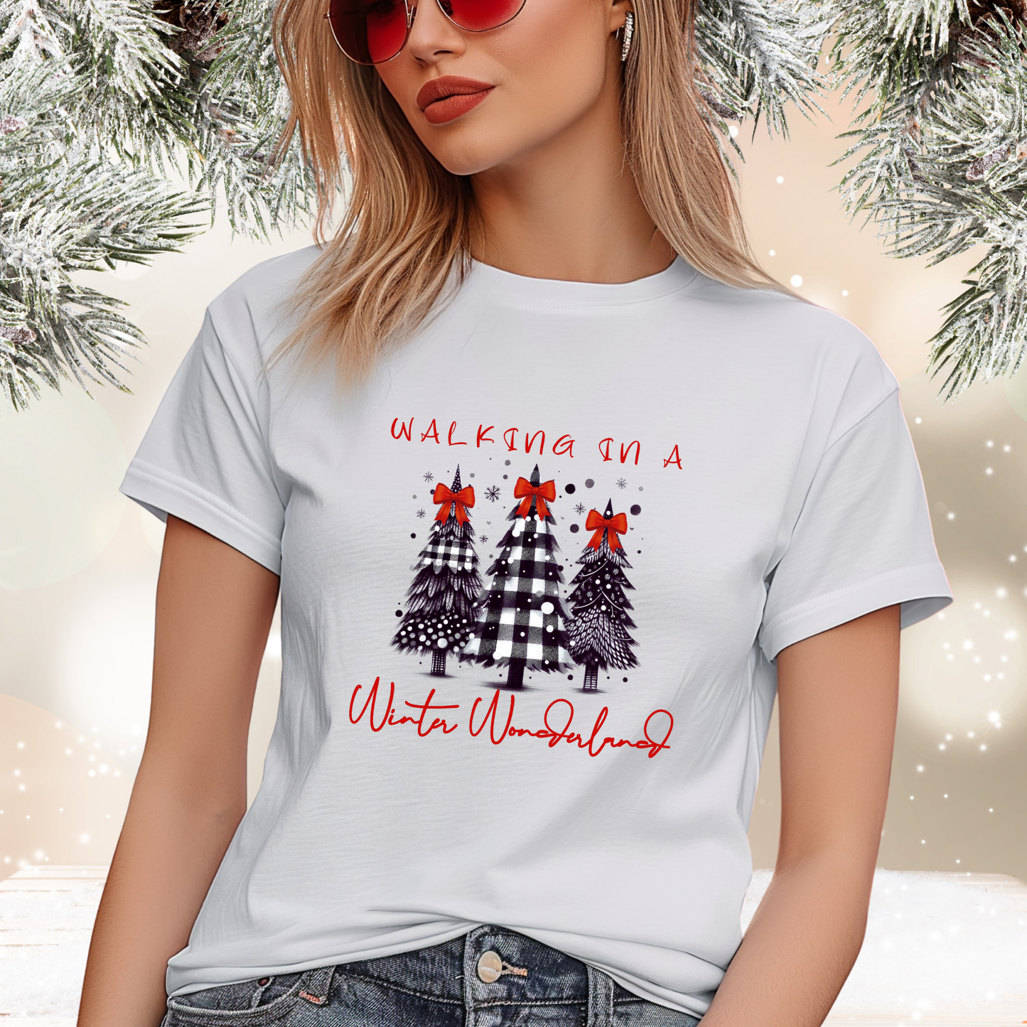 Walking In A Winter Wonderland T‑Shirt