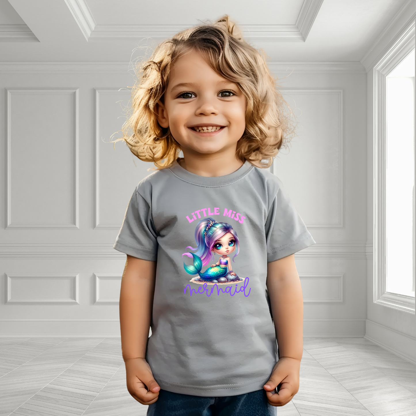 Little Miss Mermaid Toddler T-Shirt
