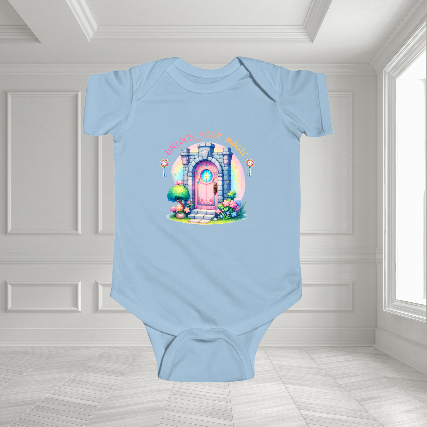 Unlock Your Magic Infant Short Sleeve Onesie