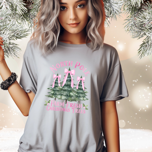 North Pole Christmas Trees T-Shirt