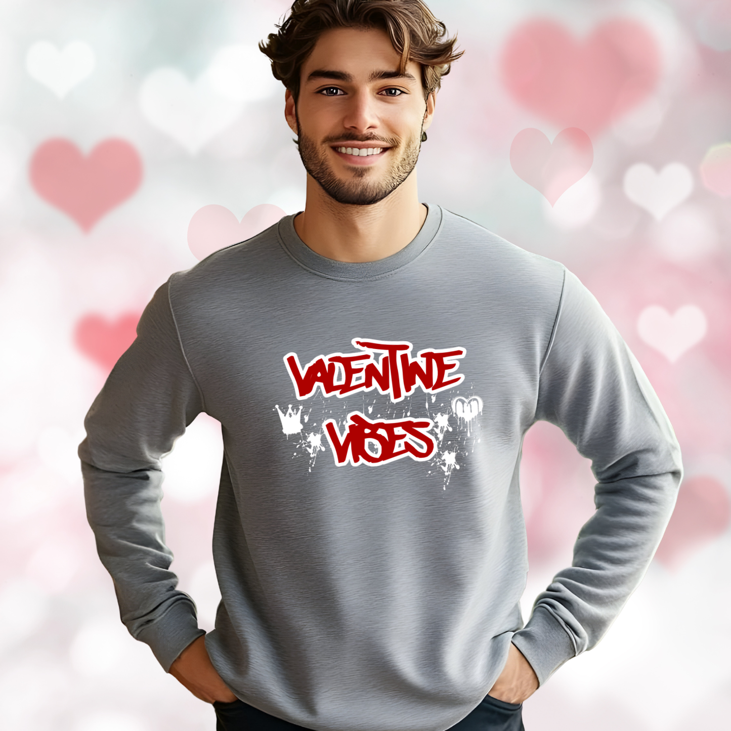 Valentine Vibes Crewneck Sweatshirt