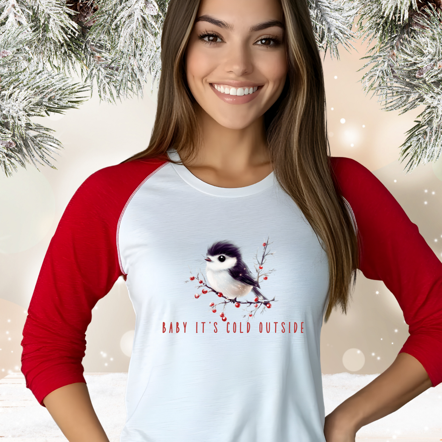 Baby It’s Cold Outside Baseball Tee