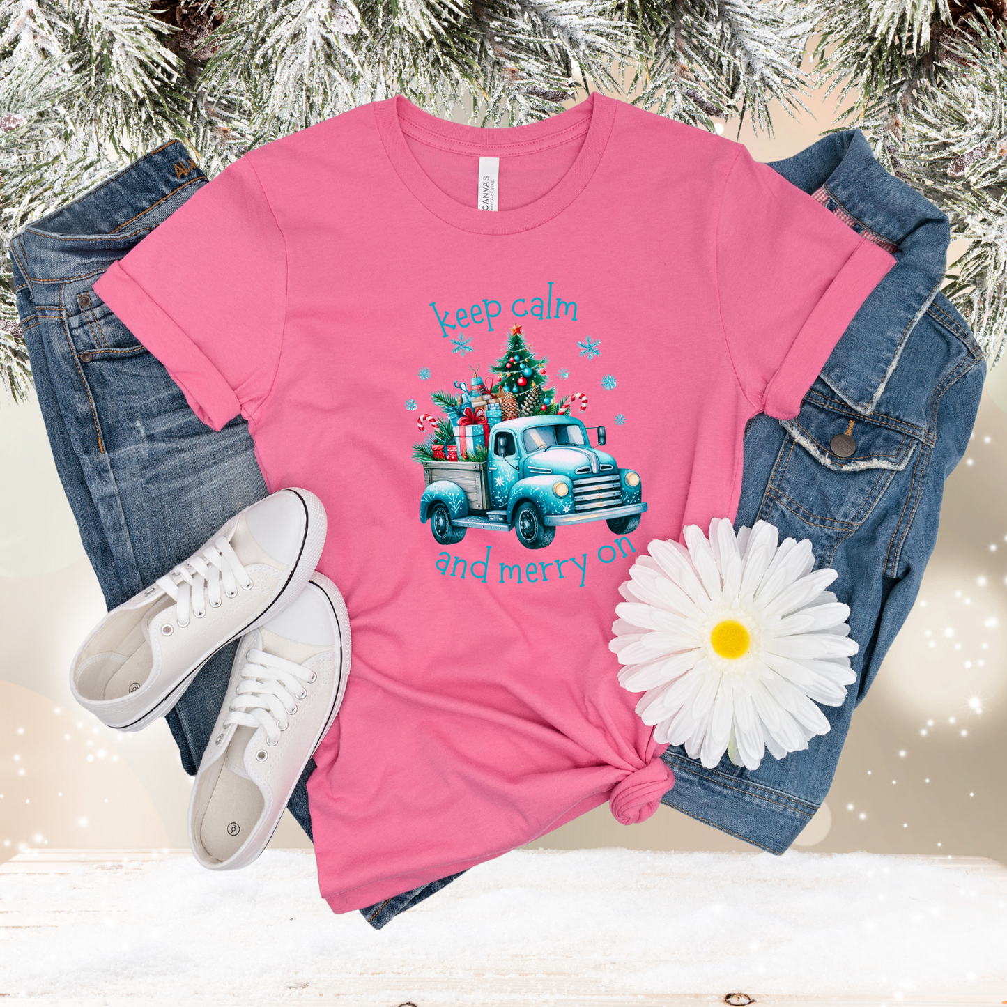 Keep Calm And Merry On T-Shirt