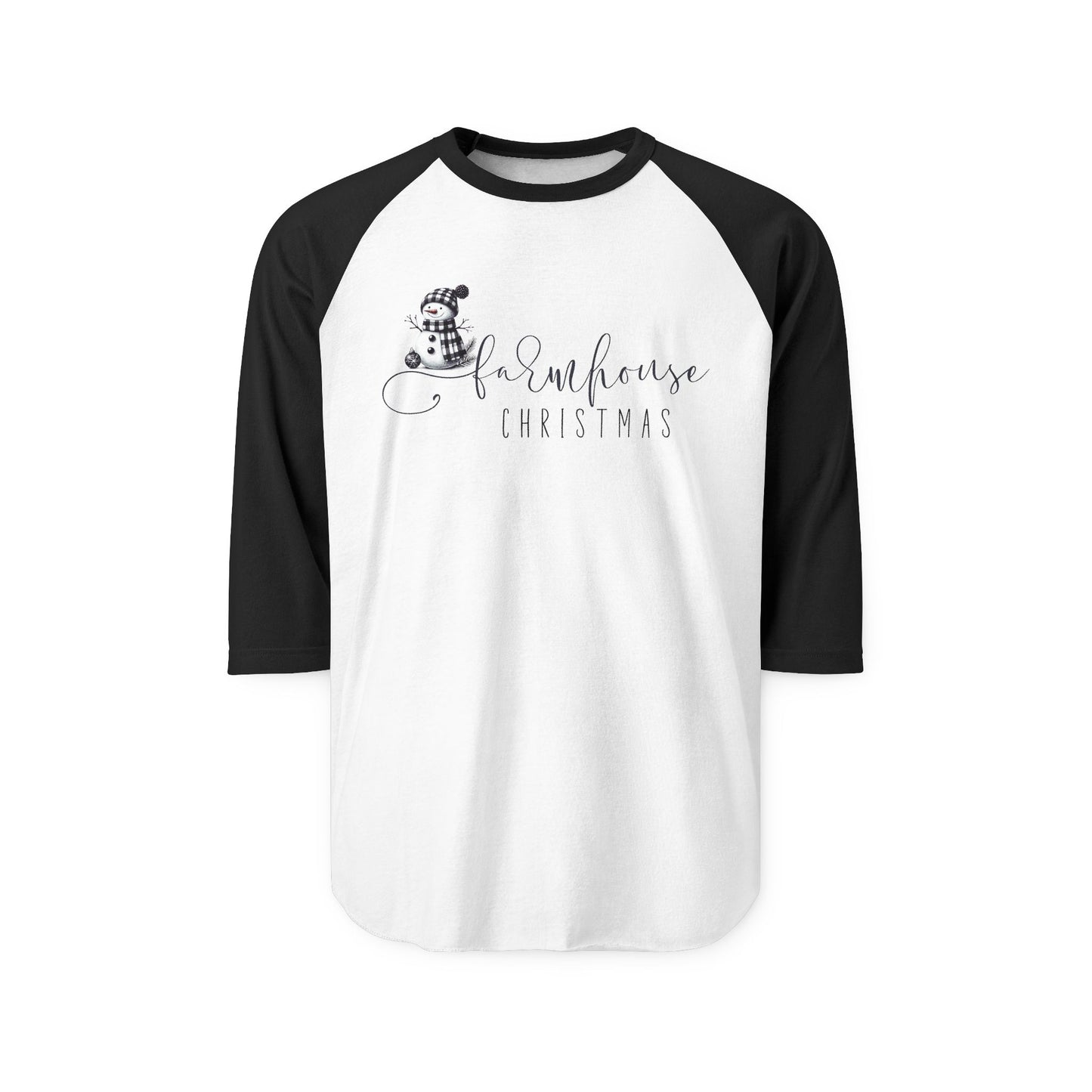Farmhouse Christmas Baseball Tee