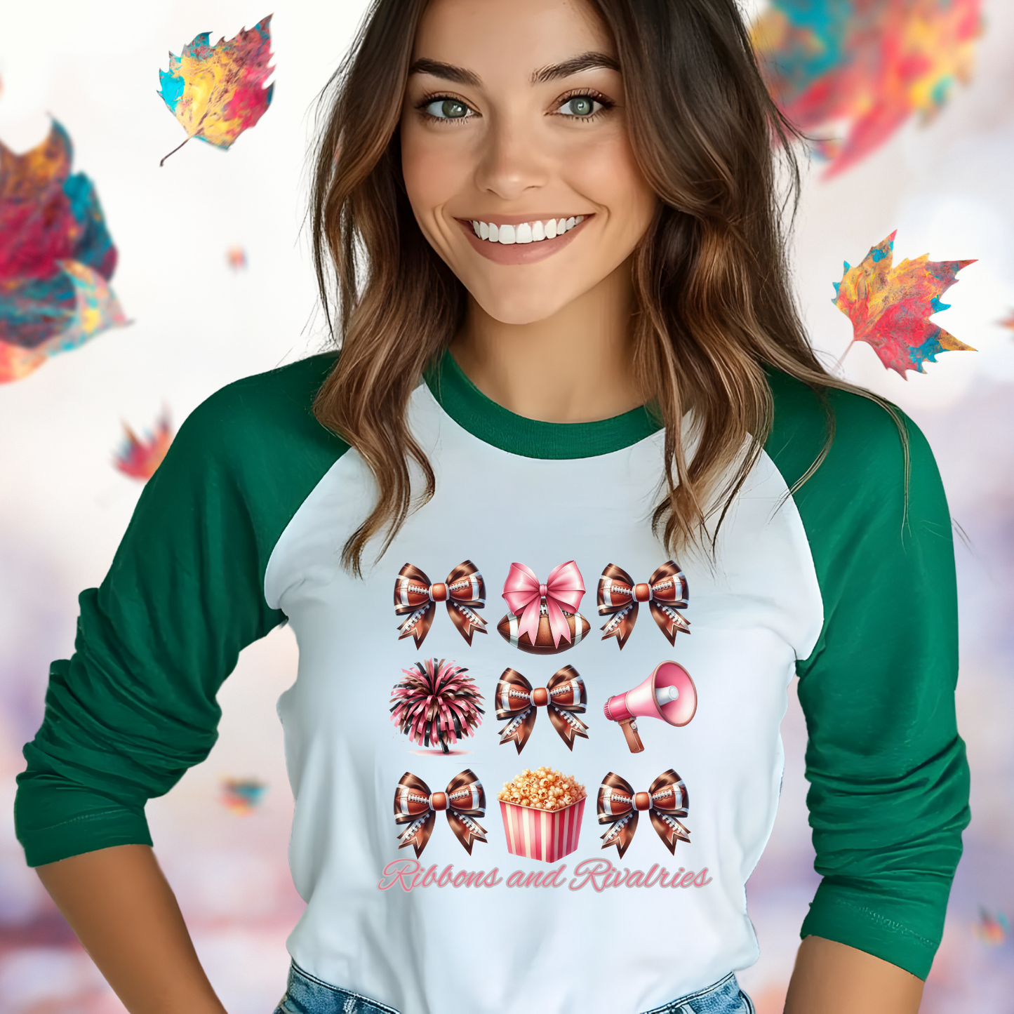 Ribbons & Rivalries Baseball Tee