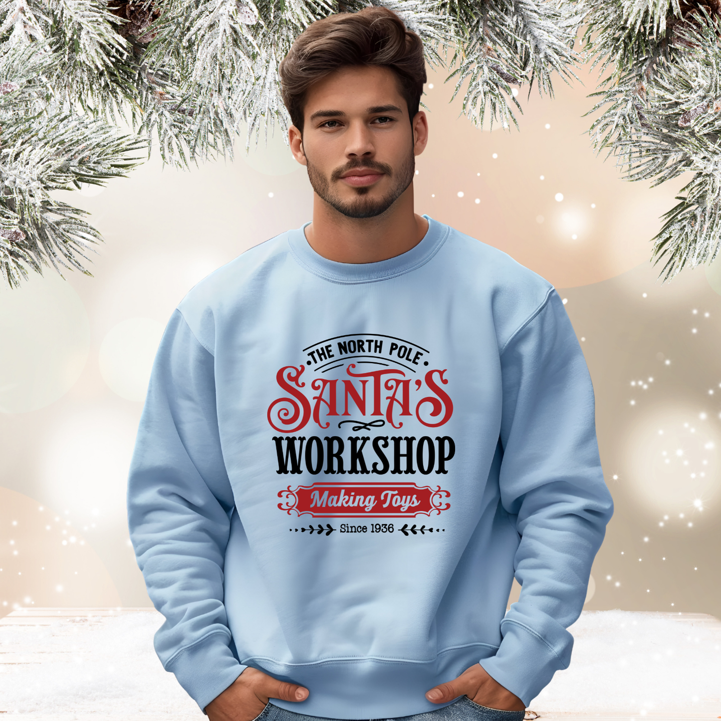 Santa's Workshop Crewneck Sweatshirt