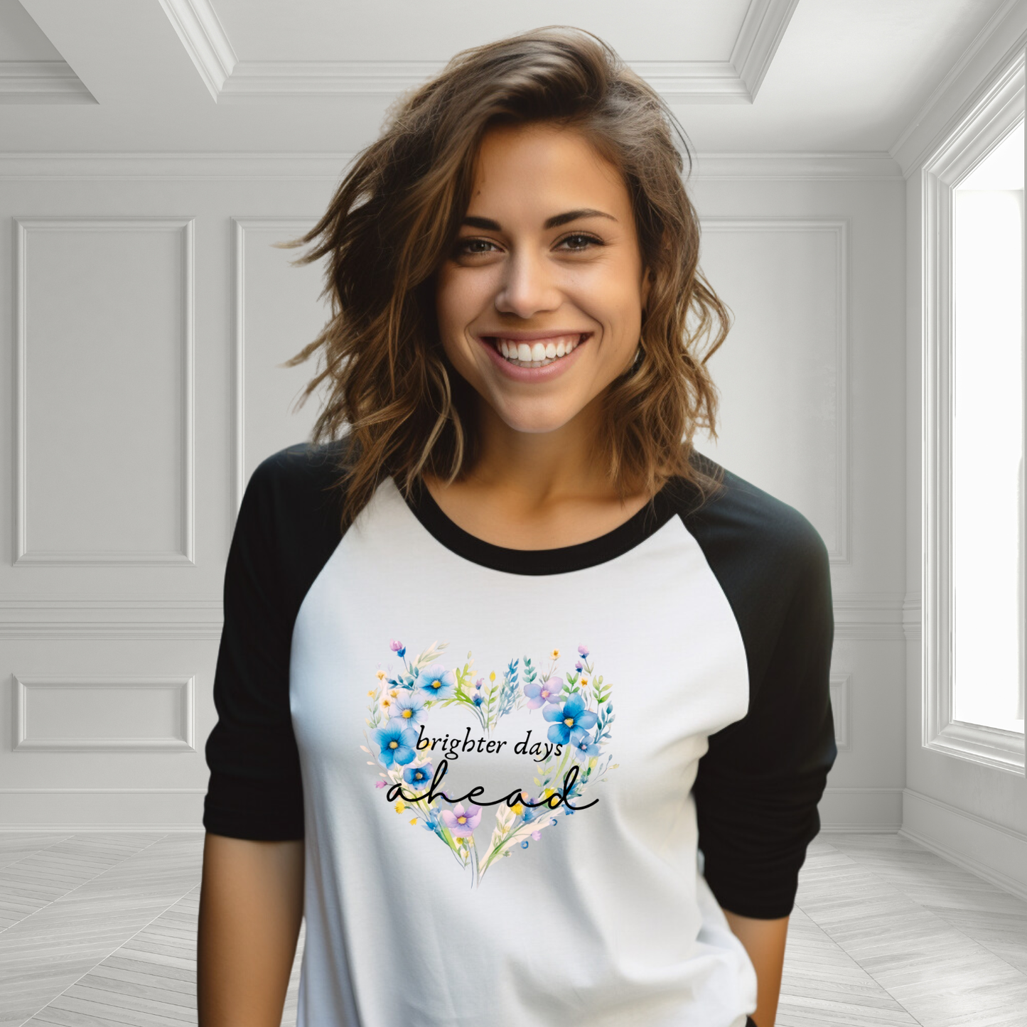 Brighter Days Ahead Baseball Tee