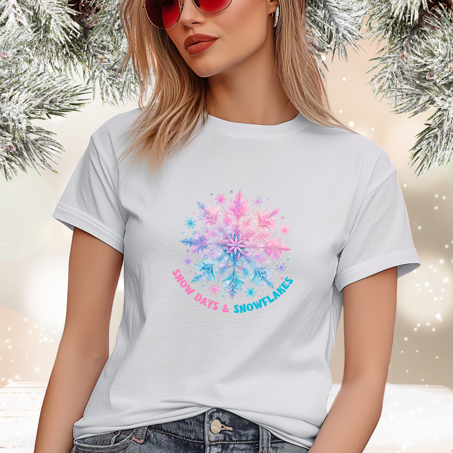 Snow Days & Snowflakes T‑Shirt