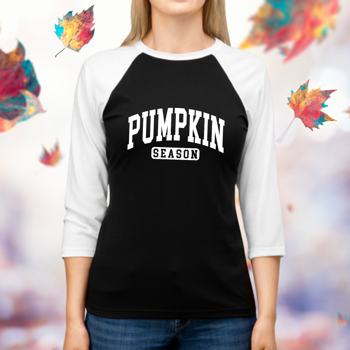 Pumpkin Season Baseball Tee