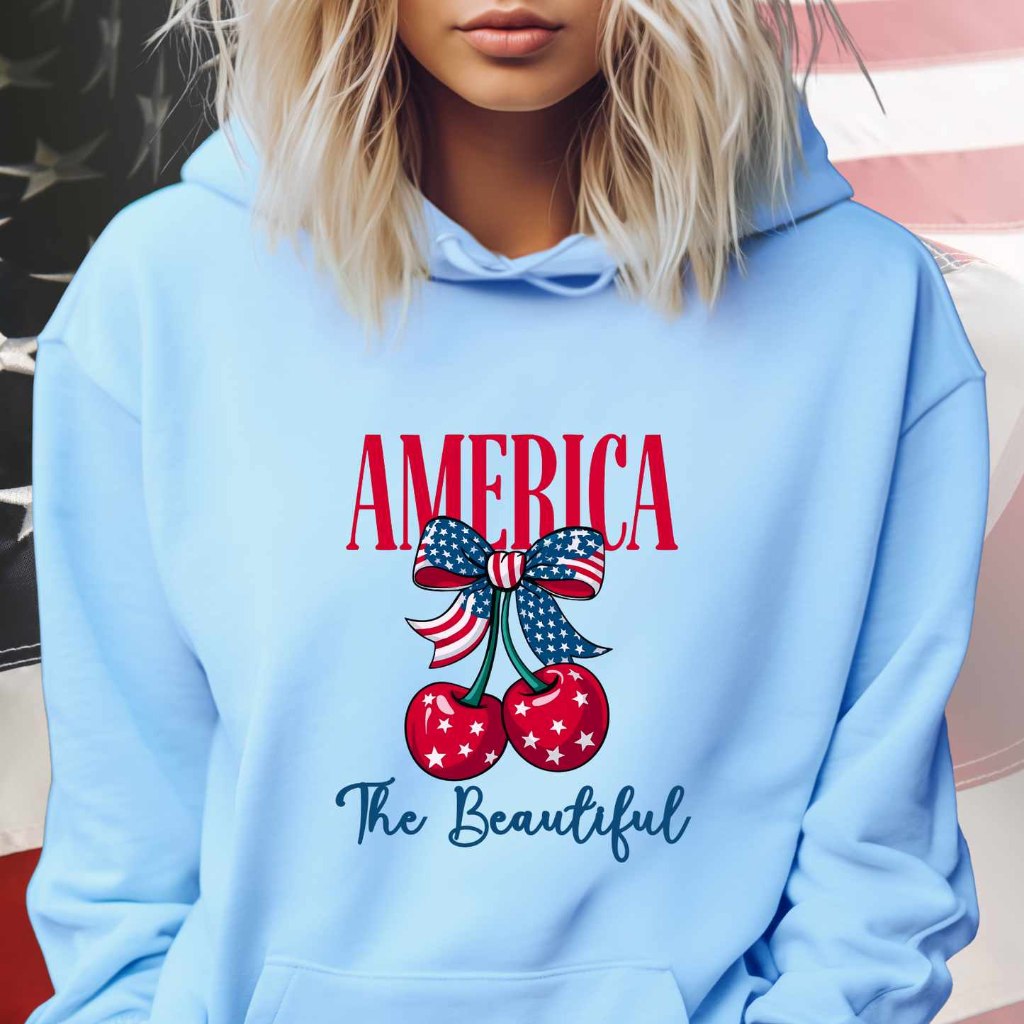 America The Beautiful Pullover Hoodie