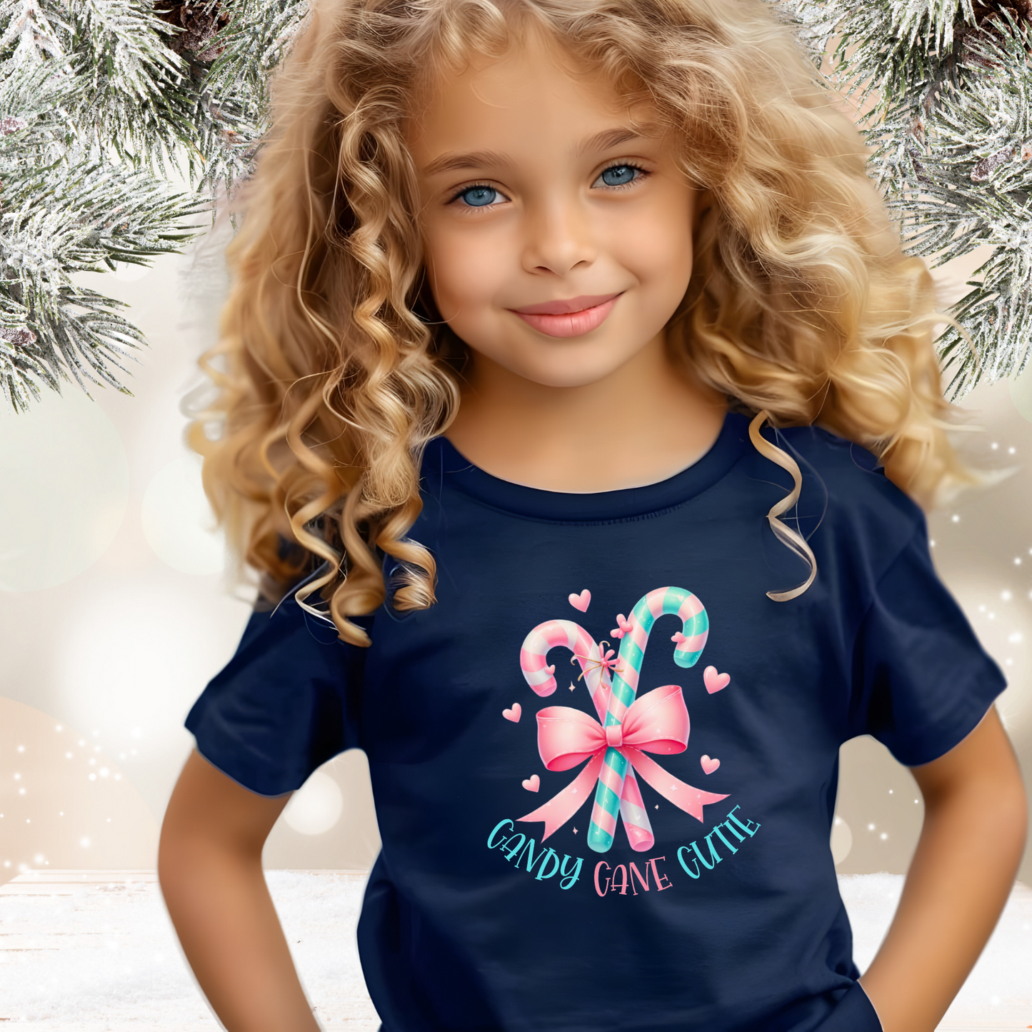 Candy Cane Cutie Kid’s T-Shirt