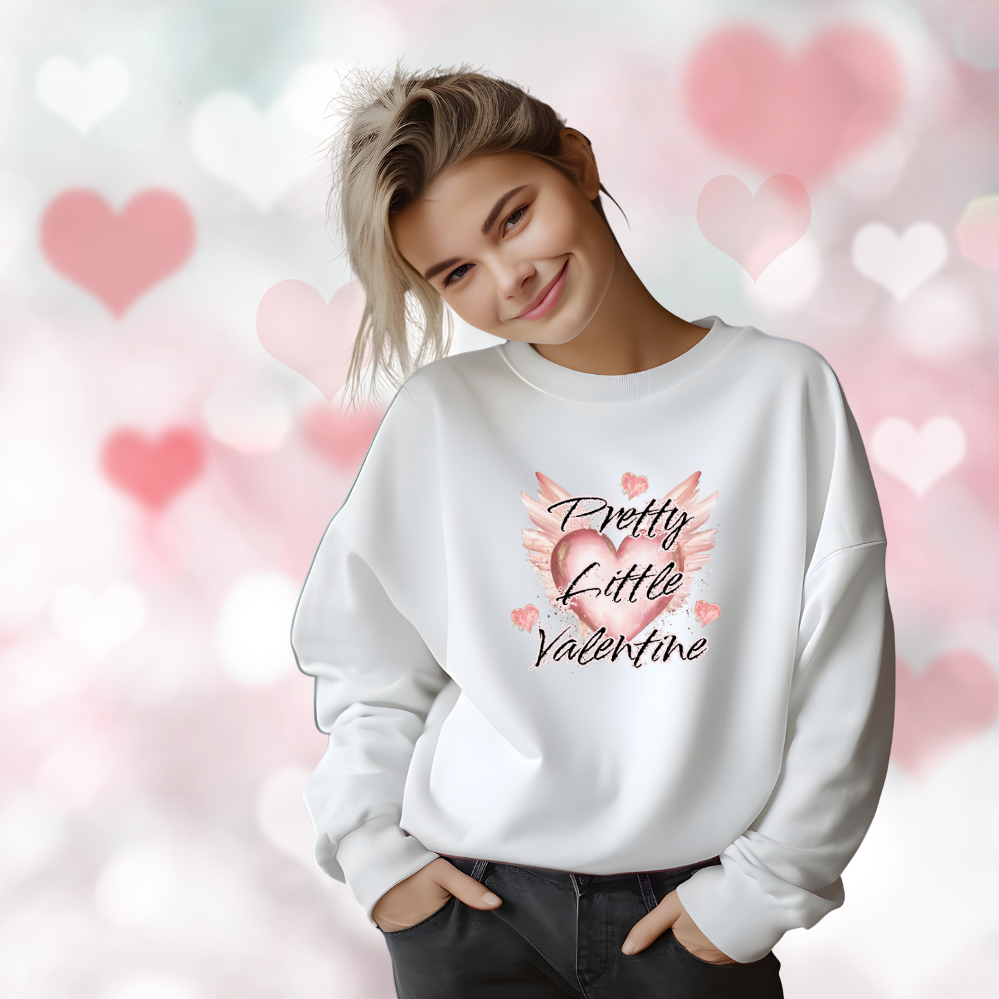 Pretty Little Valentine Crewneck Sweatshirt