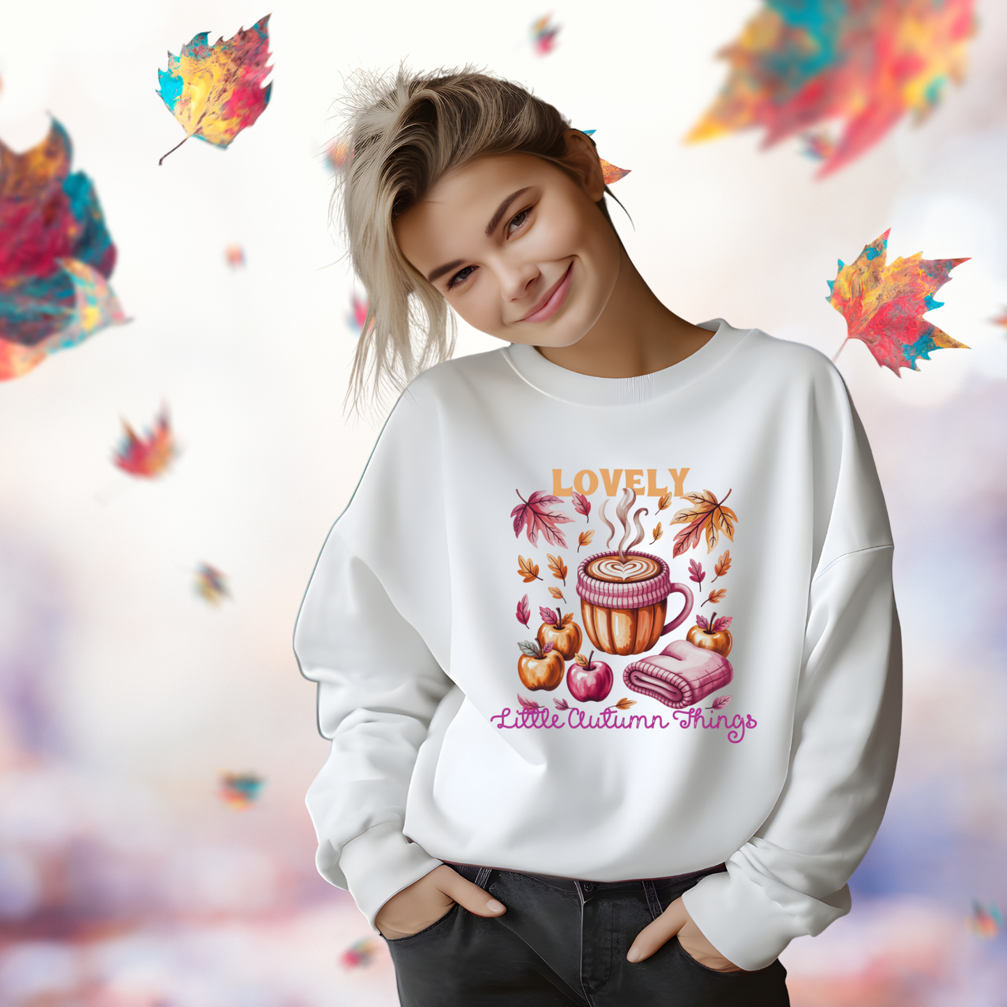 Lovely Little Autumn Things Crewneck Sweatshirt