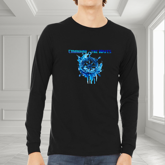 Command The Waves Long Sleeve Tee