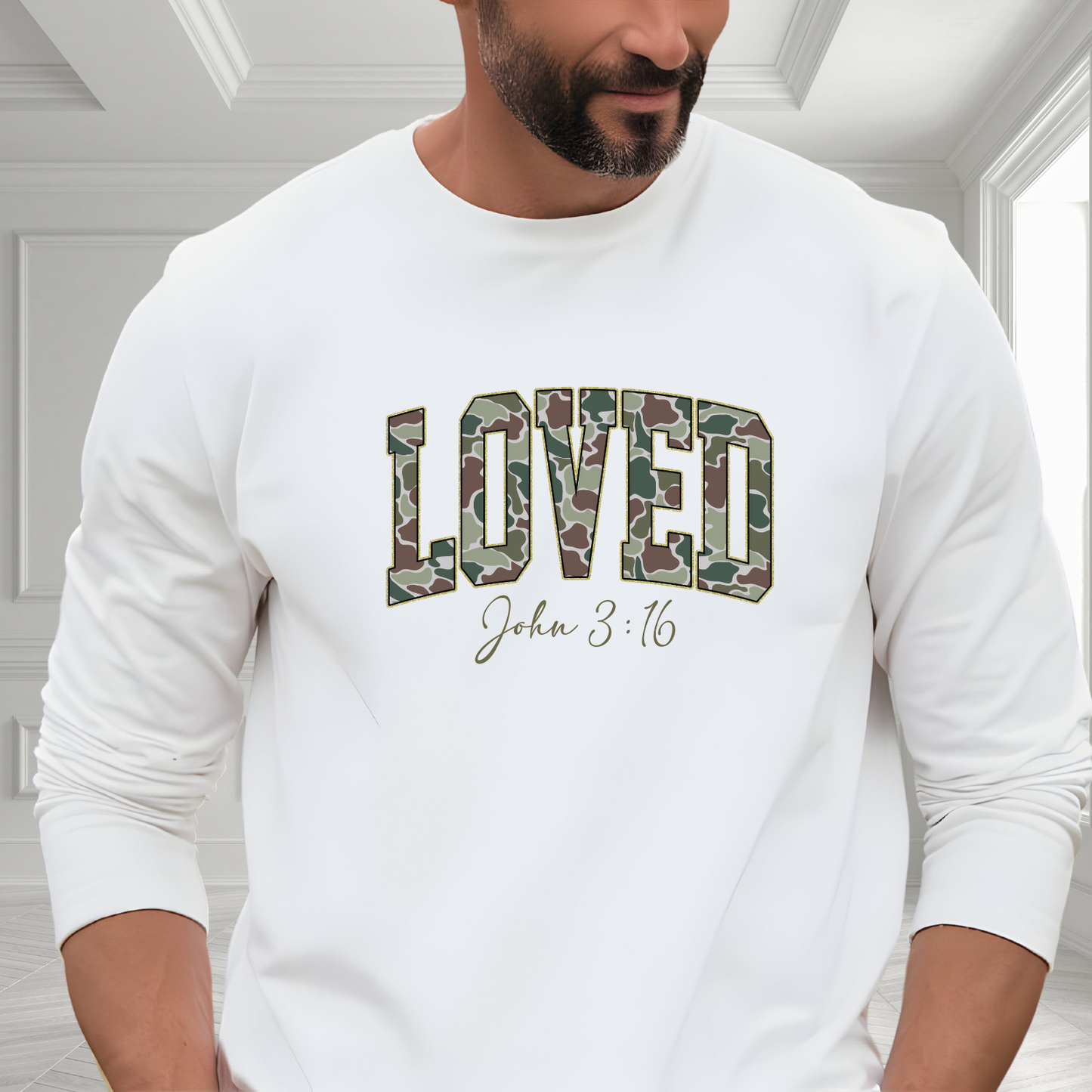 Loved John 3:16 Long Sleeve Tee