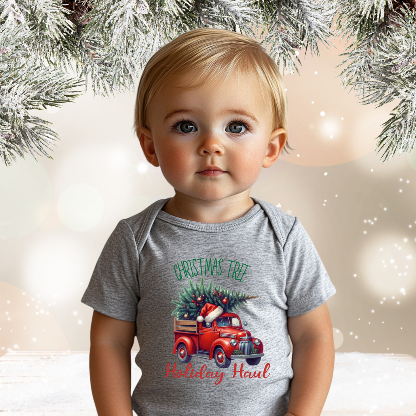 Holiday Haul Infant Short Sleeve Onesie