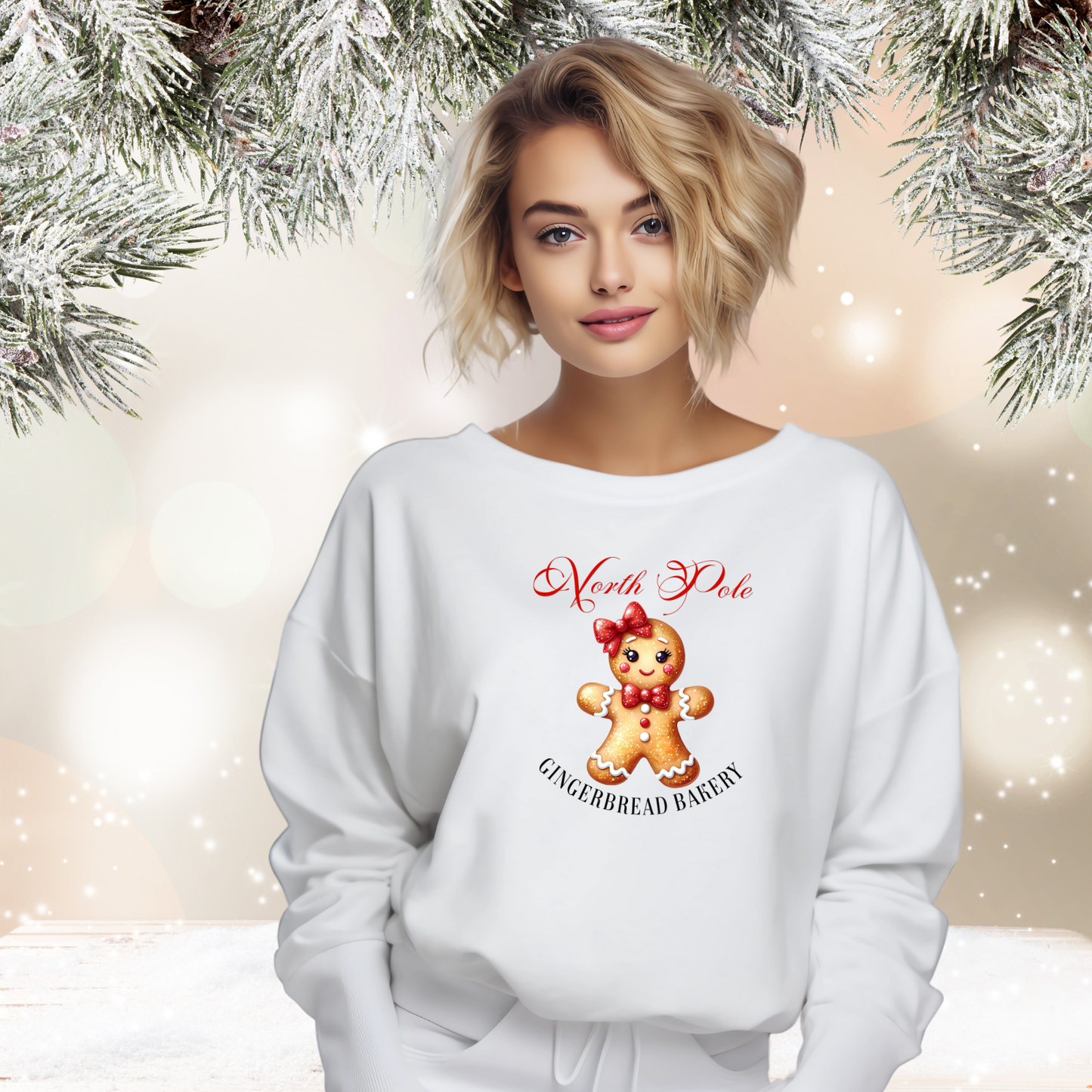 Gingerbread Bakery Crewneck Sweatshirt