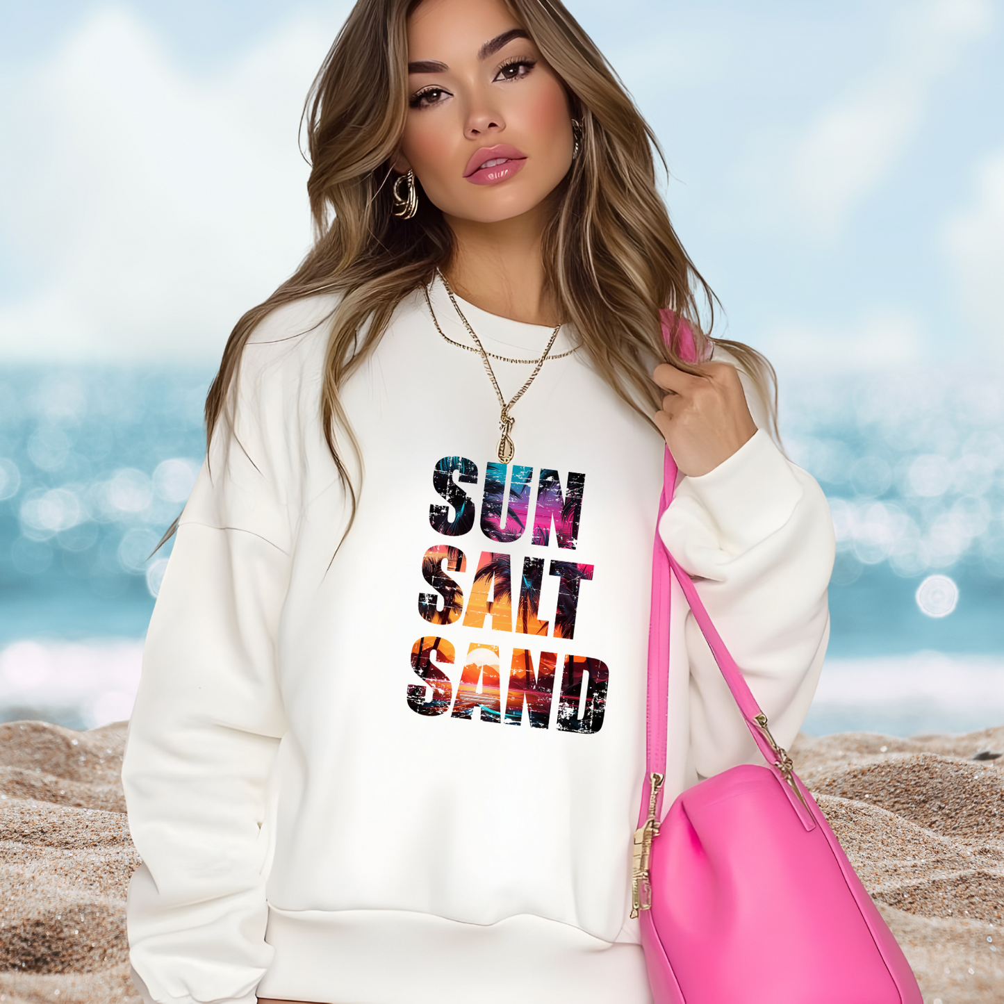 Sun Salt And Sand Crewneck Sweatshirt