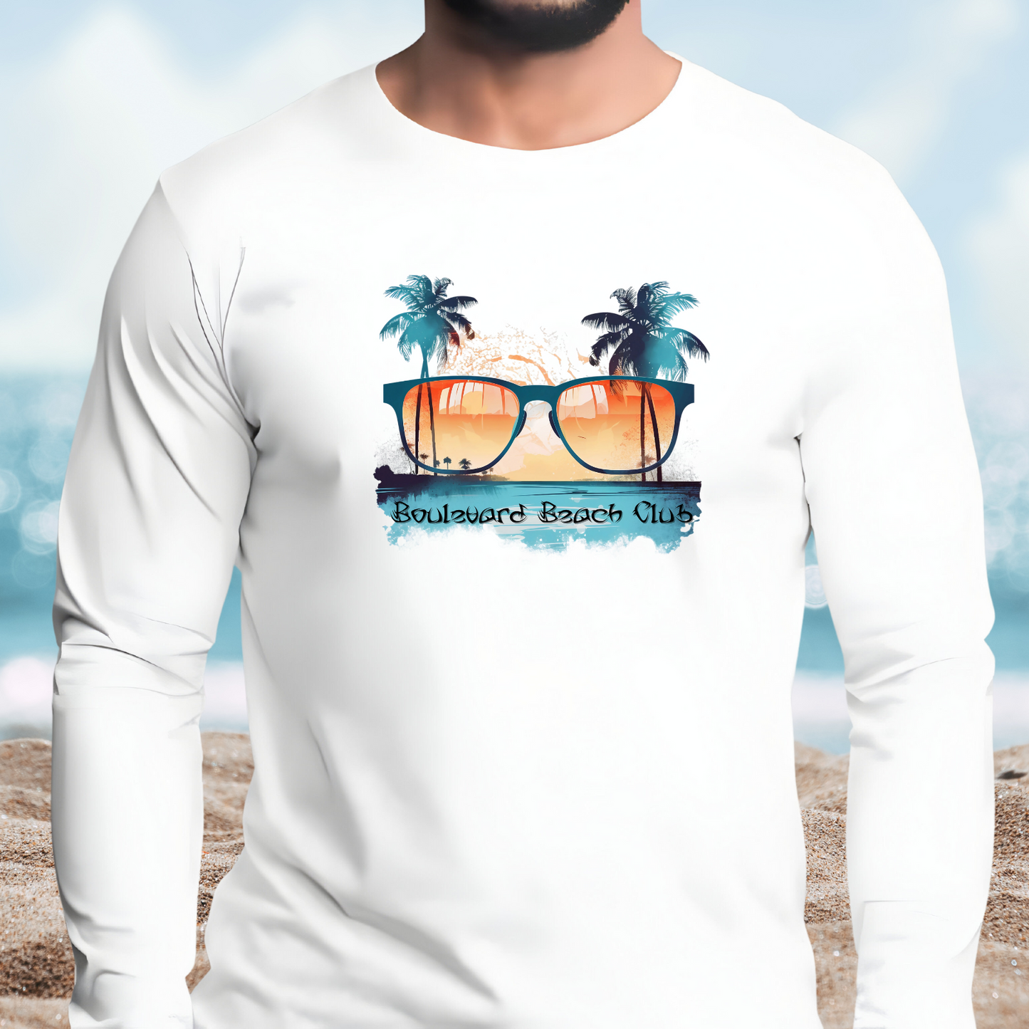 Boulevard Beach Club Long Sleeve Tee