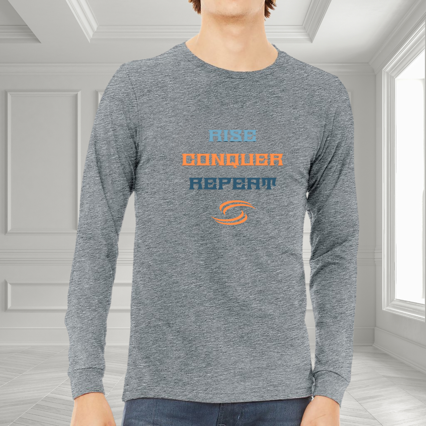 Rise, Conquer, Repeat Long Sleeve Tee