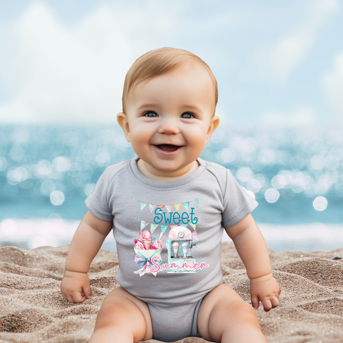 Sweet Summer Infant Short Sleeve Onesie