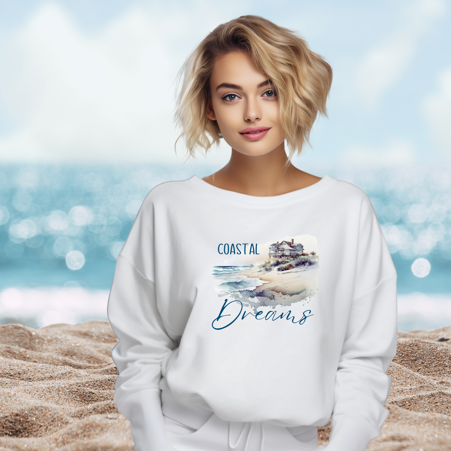 Coastal Dreams Crewneck Sweatshirt