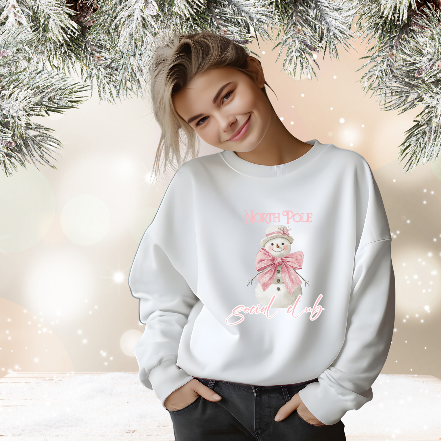 North Pole Social Club Crewneck Sweatshirt