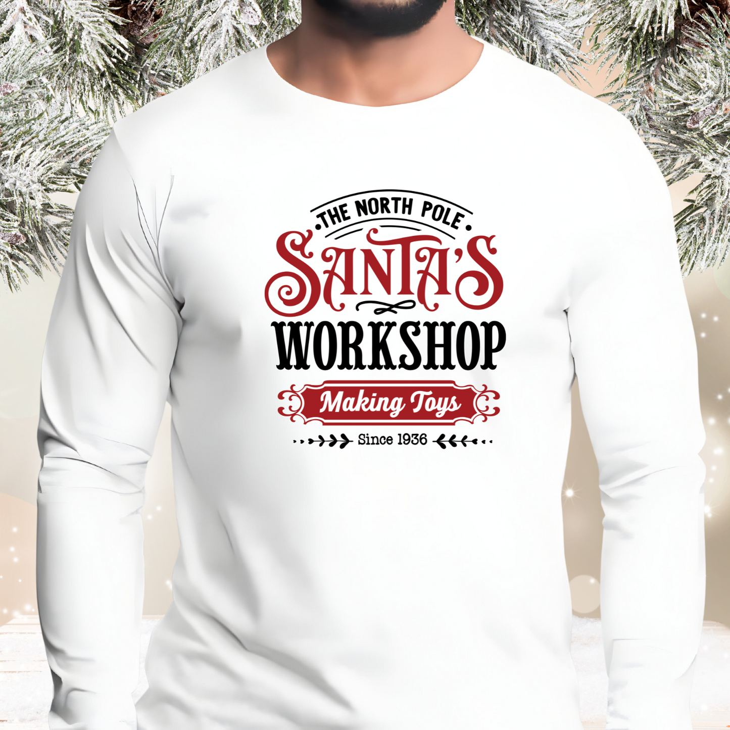 Santa’s Workshop Long Sleeve Tee