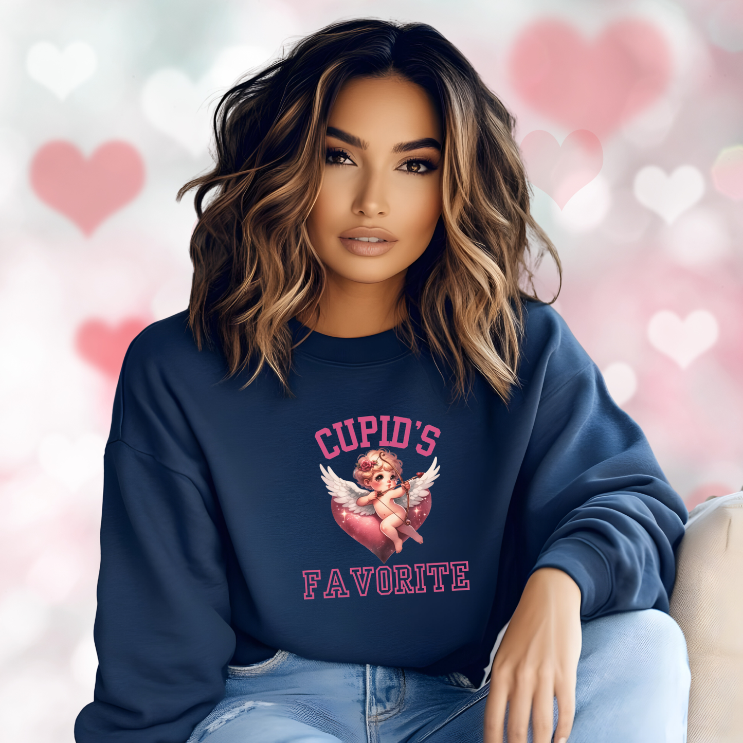 Cupid’s Favorite Crewneck Sweatshirt