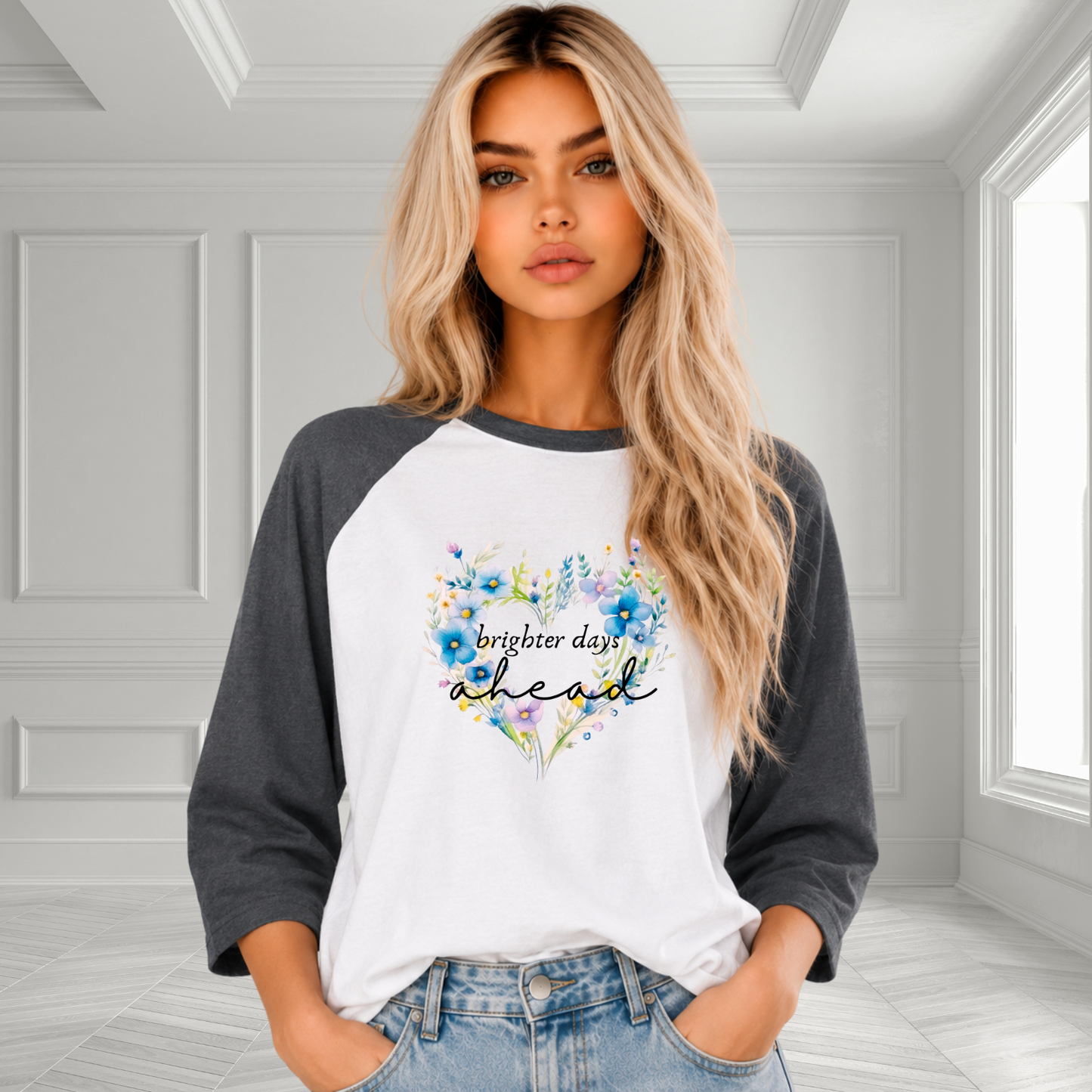 Brighter Days Ahead Baseball Tee