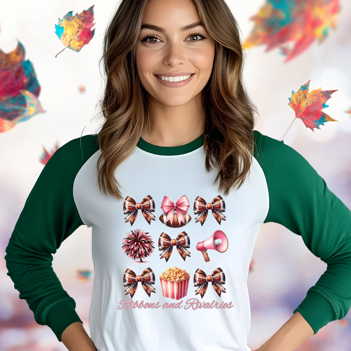 Ribbons & Rivalries Baseball Tee