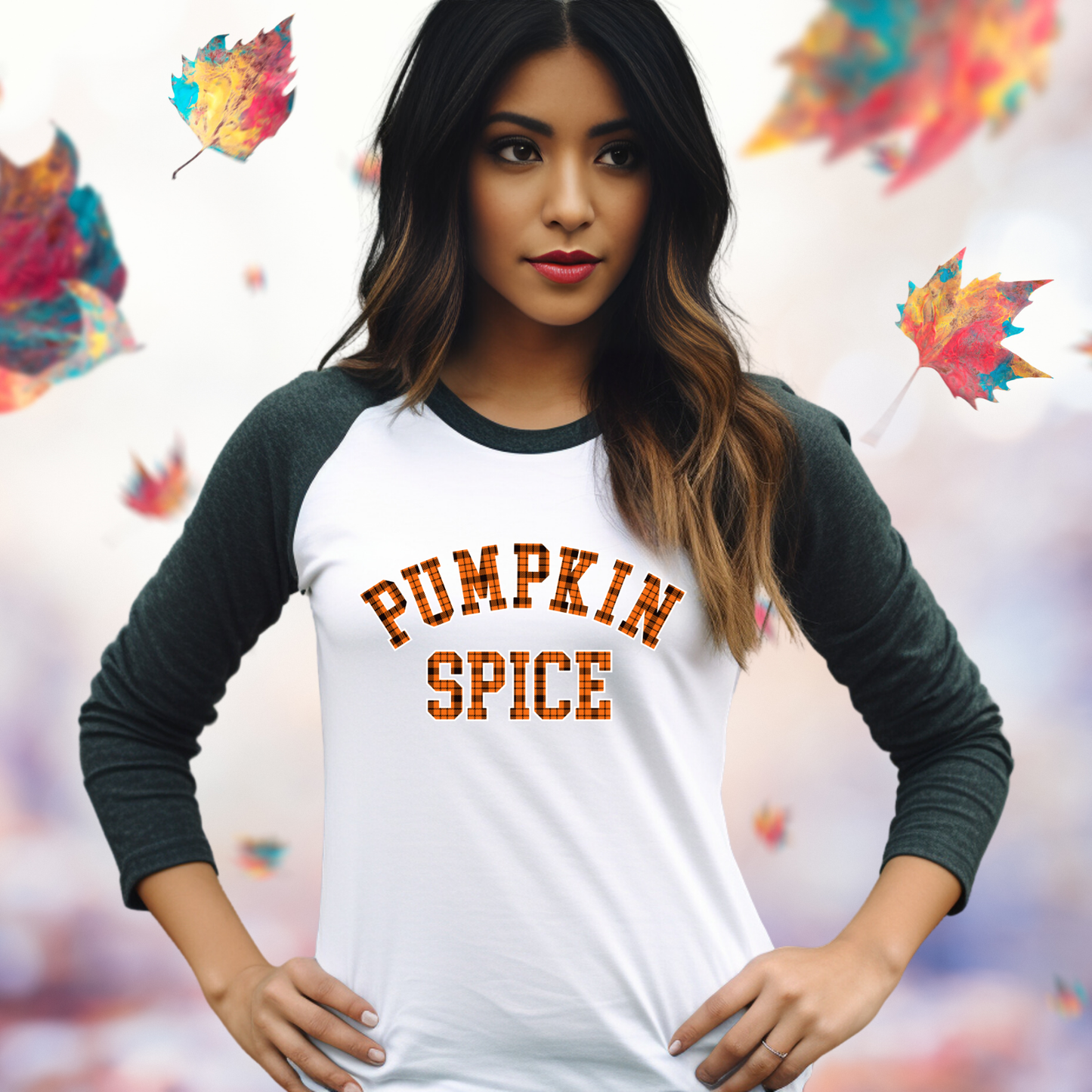 Pumpkin Spice Baseball Tee