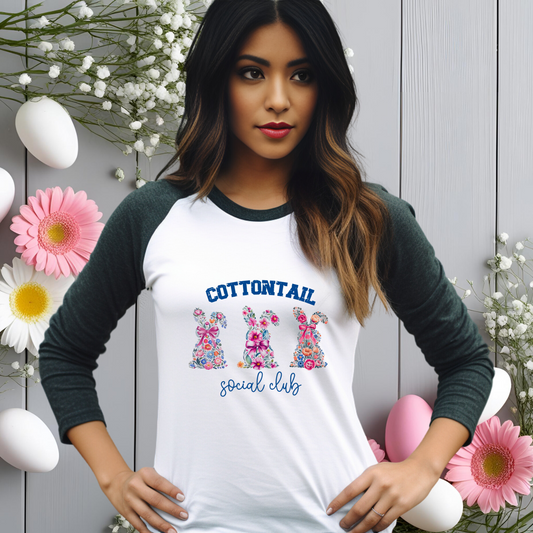 Cottontail Social Club Baseball Tee