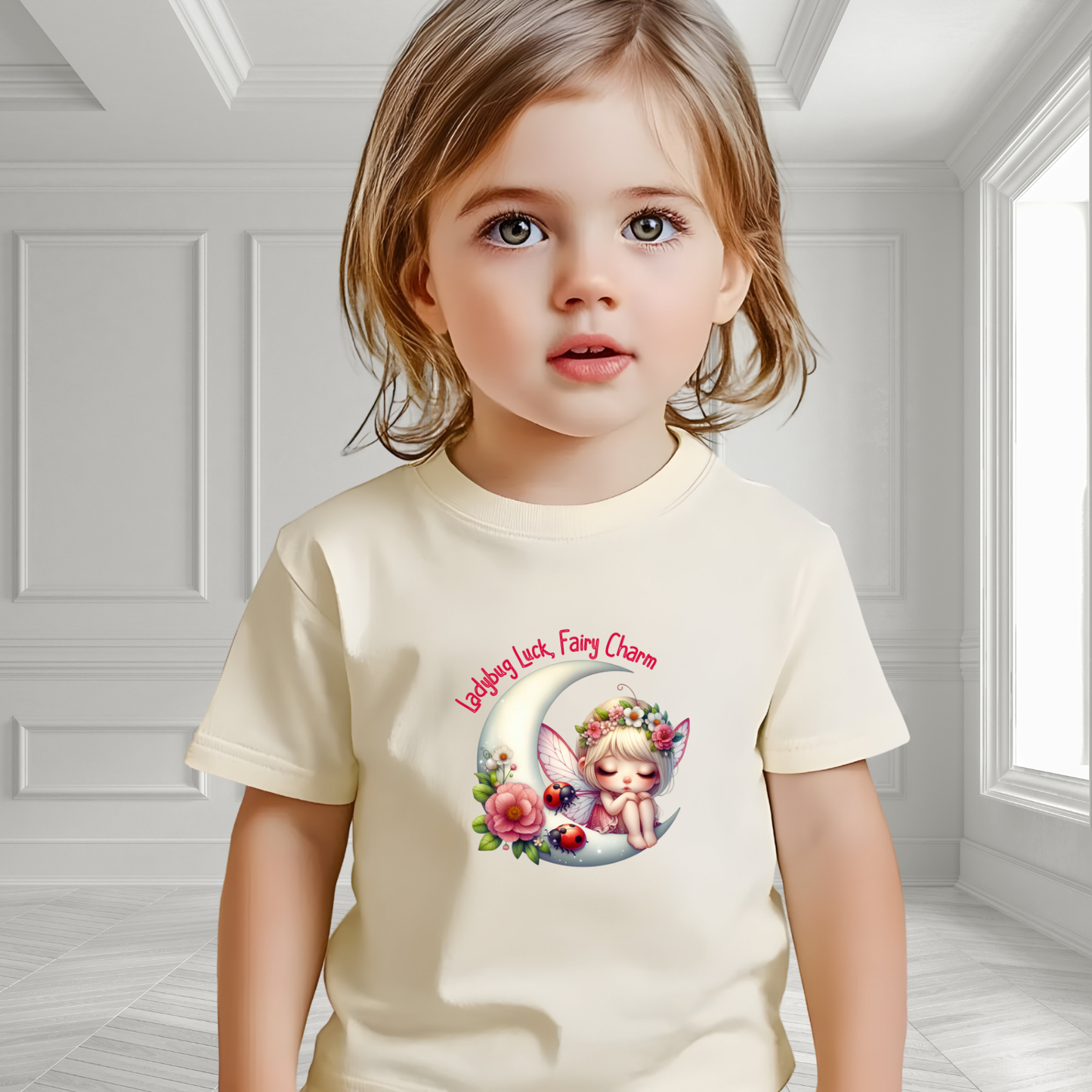 Ladybug Luck, Fairy Charm Toddler T-Shirt