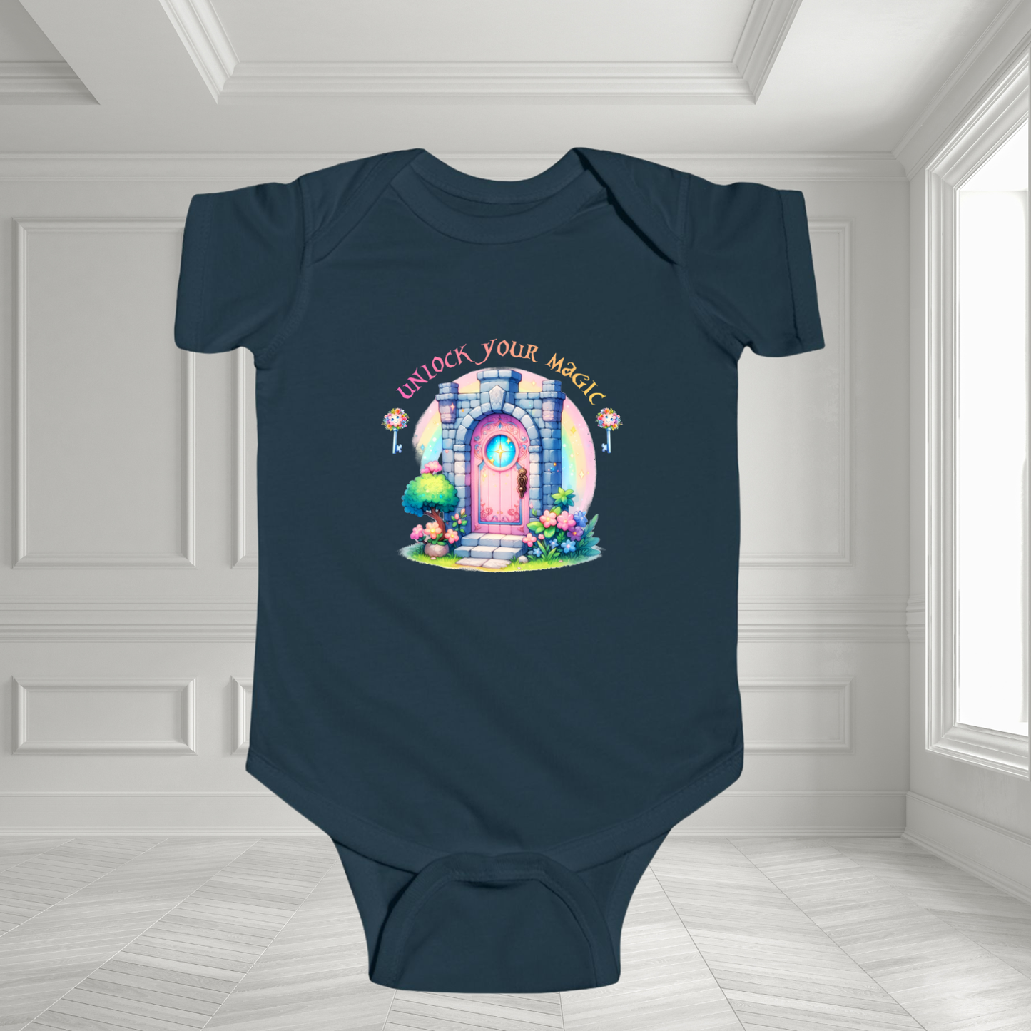 Unlock Your Magic Infant Short Sleeve Onesie