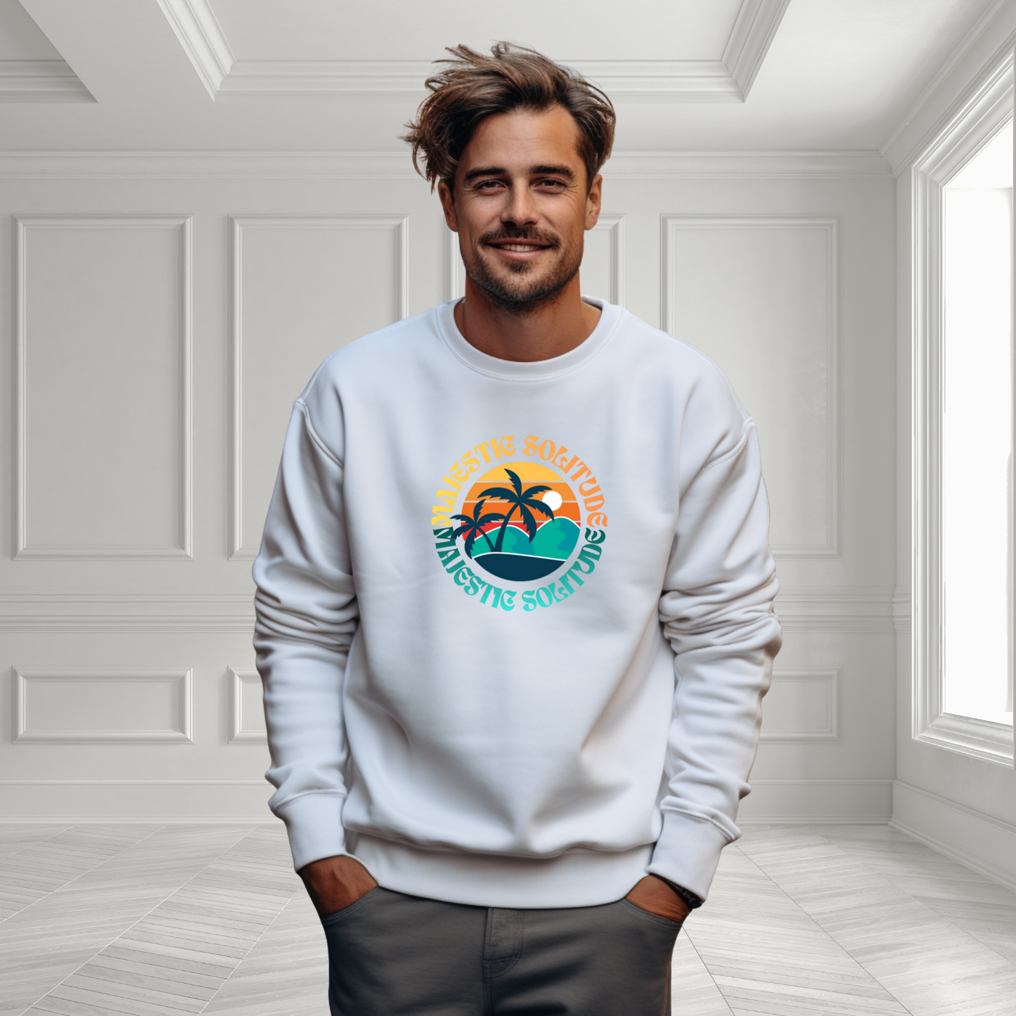 Majestic Solitude Crewneck Sweatshirt