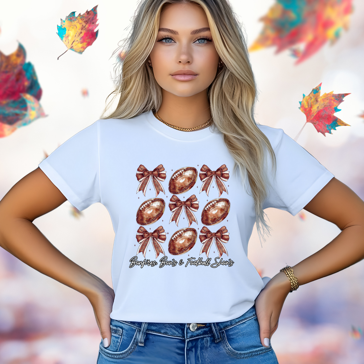 Bonfires, Bows, & Football Shows T-Shirt