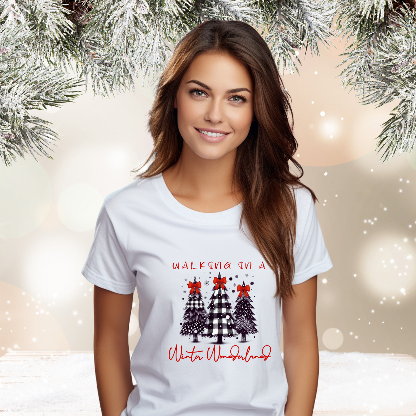 Walking In A Winter Wonderland T‑Shirt