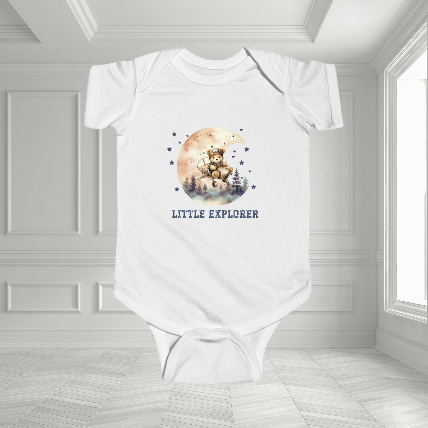 Little Explorer Infant Short Sleeve Onesie