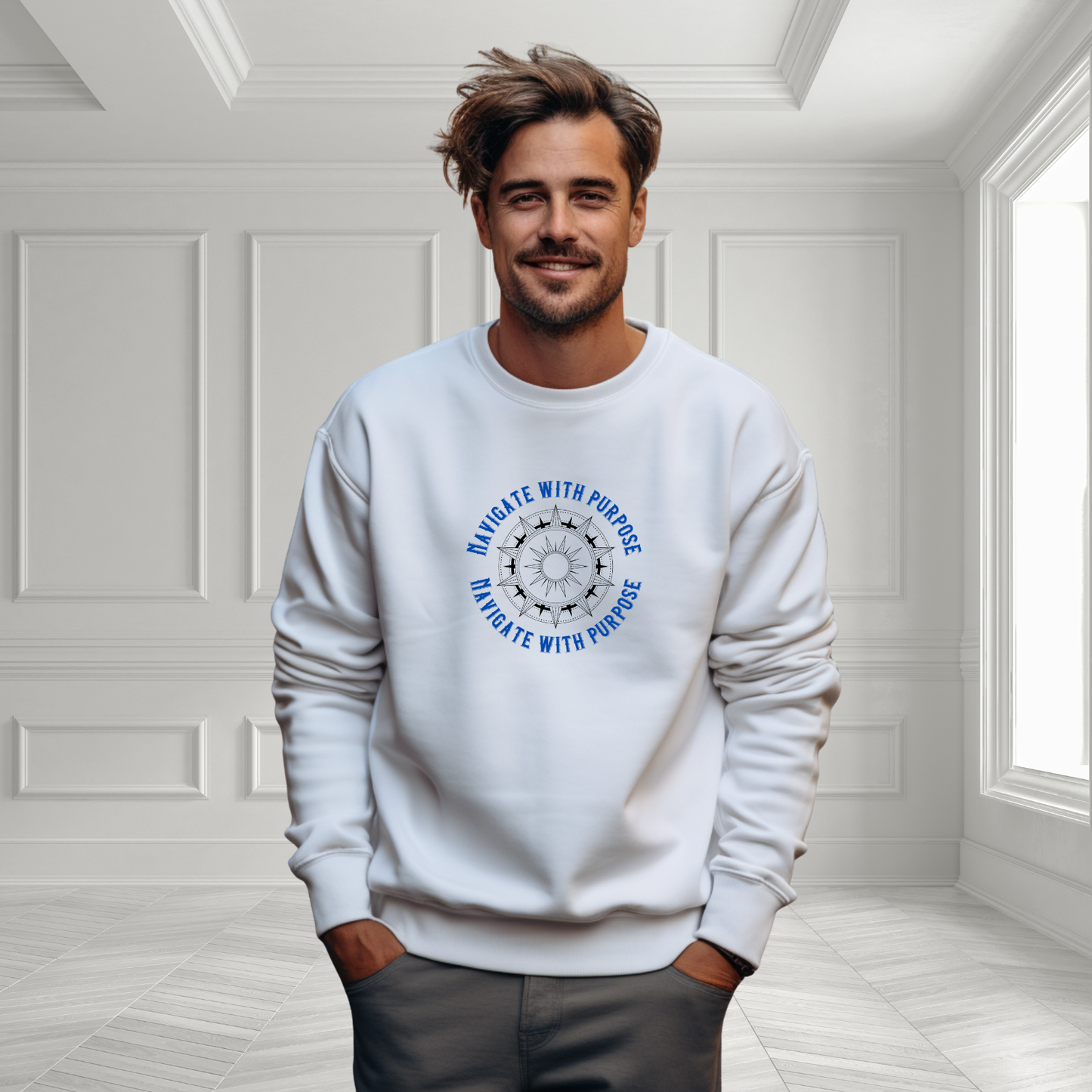 Navigate With Purpose Crewneck Sweatshirt