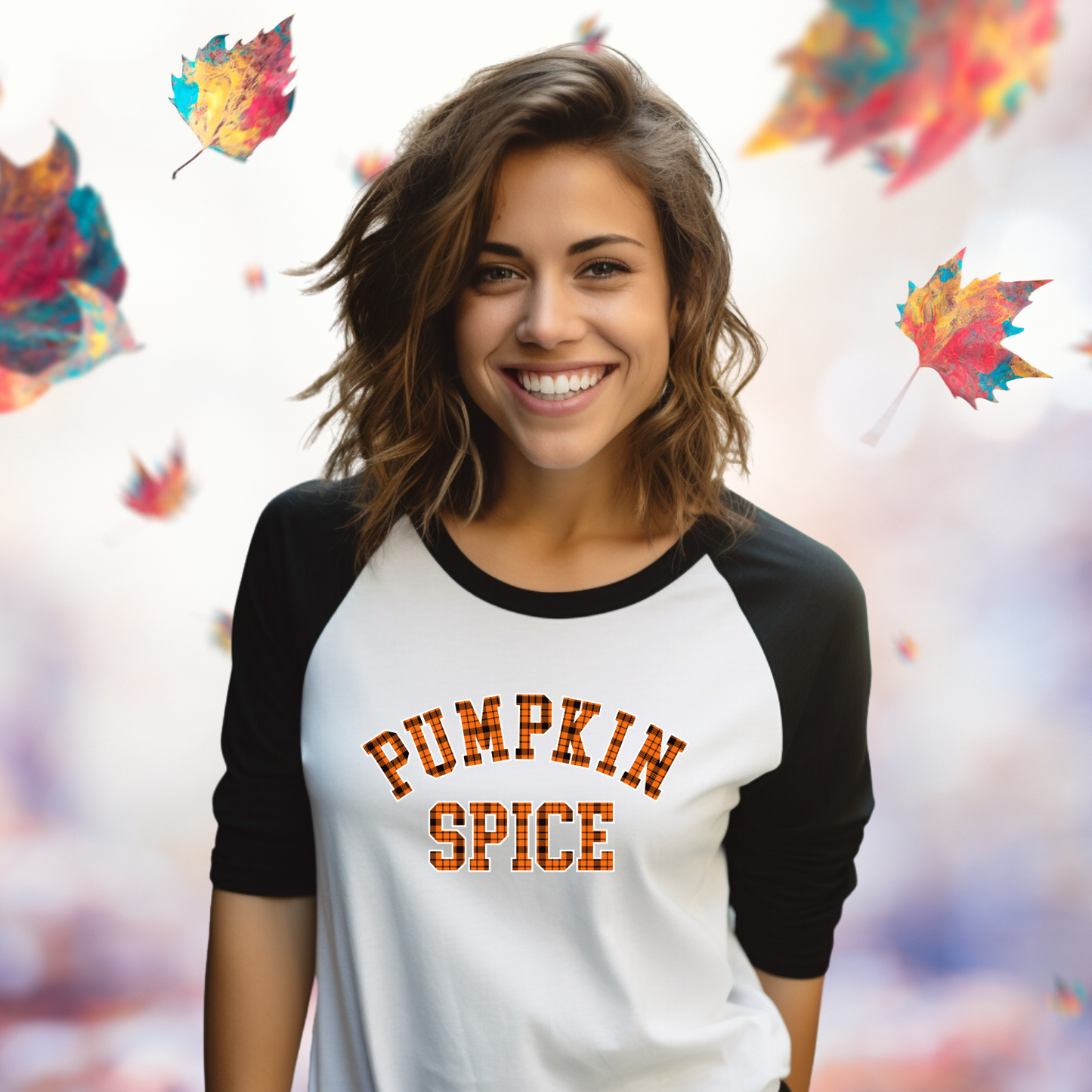 Pumpkin Spice Baseball Tee