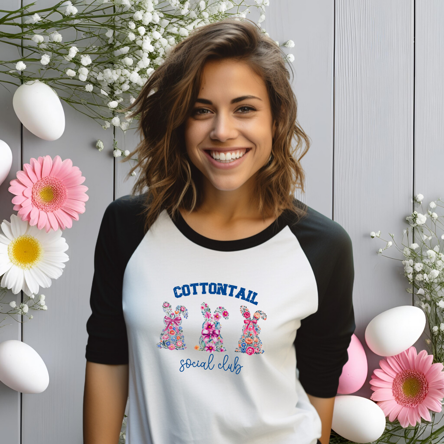 Cottontail Social Club Baseball Tee