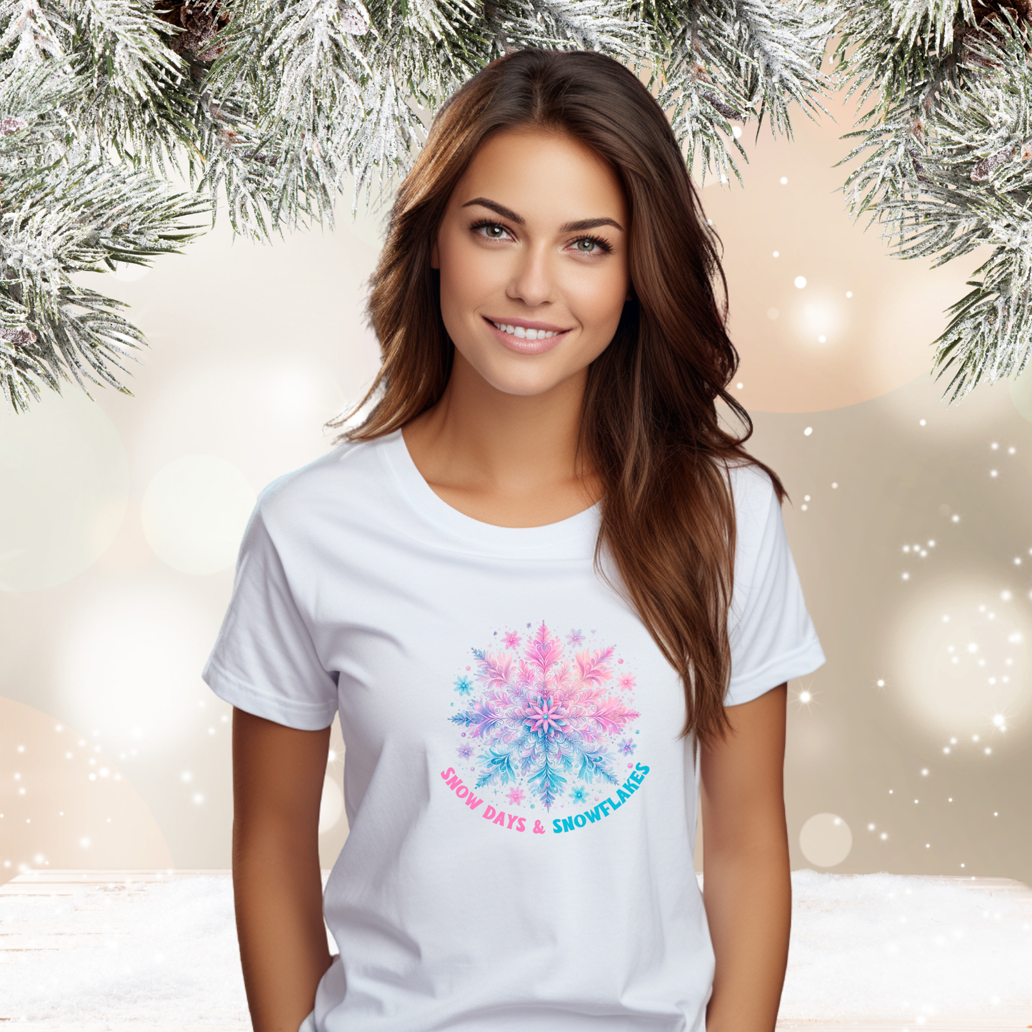 Snow Days & Snowflakes T‑Shirt
