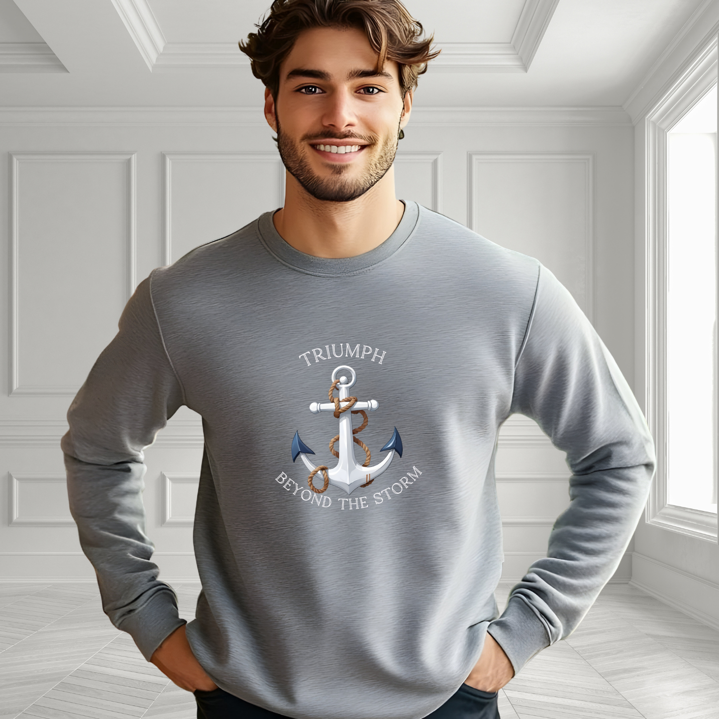 Triumph Beyond The Storm Crewneck Sweatshirt
