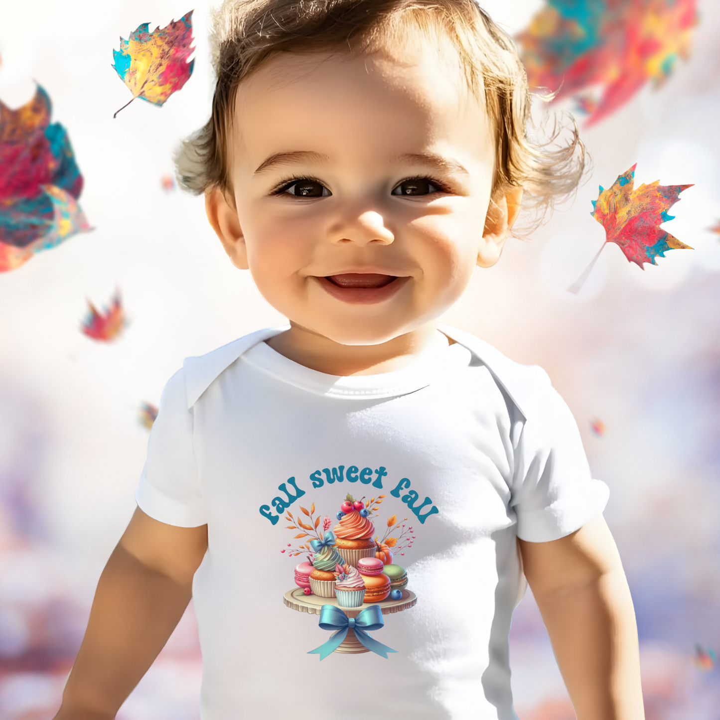 Fall Sweet Fall Infant Short Sleeve Onesie