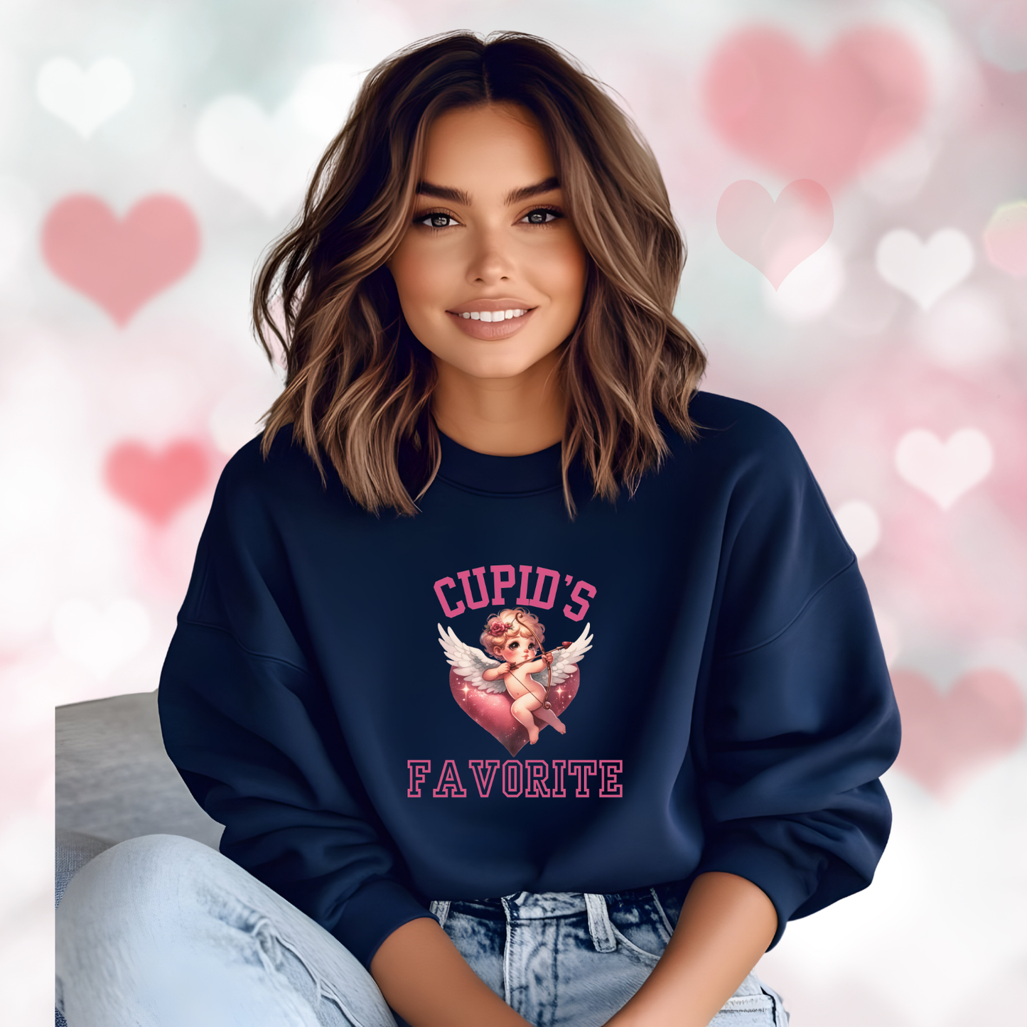 Cupid’s Favorite Crewneck Sweatshirt