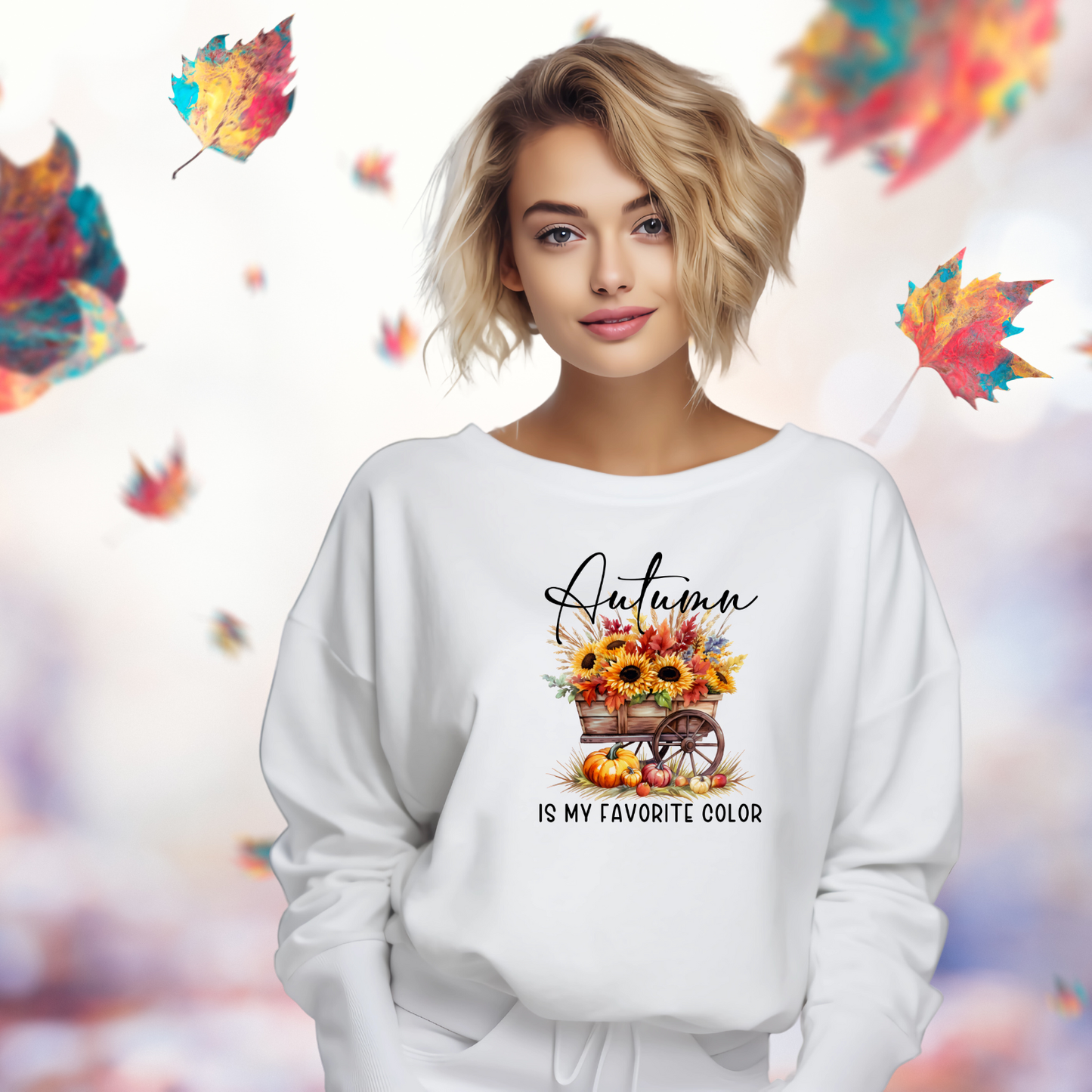 Autumn Is My Favorite Color Crewneck Sweatshirt